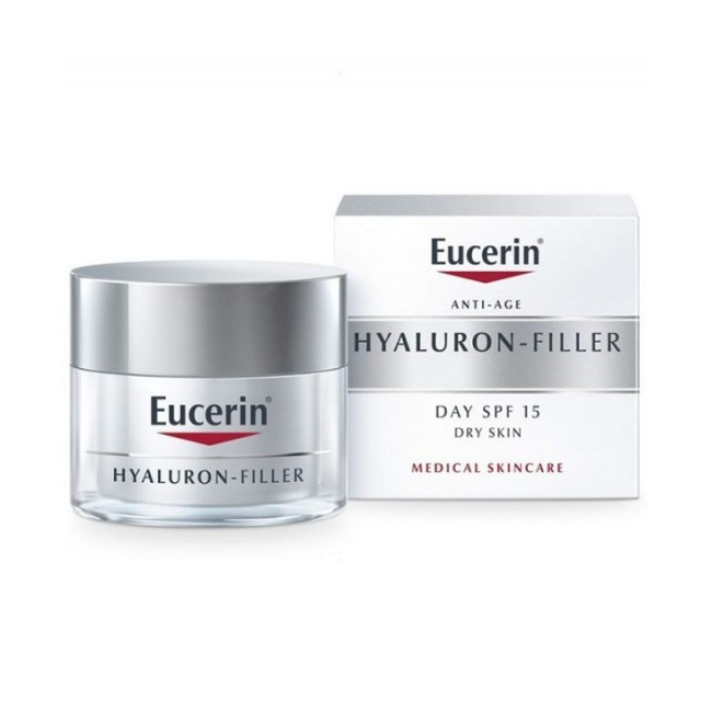 EUCERIN HYALURON-FILLER SPF15 dnevna krema za suvu kožu, 50ml EUCERIN HYALURON-FILLER SPF15 dnevna krema za suvu kožu, 50ml