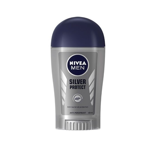 NIVEA MEN SILVER PROTECT stik, 40ml NIVEA MEN SILVER PROTECT stik, 40ml