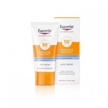 EUCERIN SUN SPF50+ krem za zaštitu osetljive kože od sunca, 50ml EUCERIN SUN SPF50+ krem za zaštitu osetljive kože od sunca, 50ml