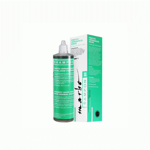 MARBO PROTIV OPADANJA KOSE šampon, 180ml MARBO PROTIV OPADANJA KOSE šampon, 180ml
