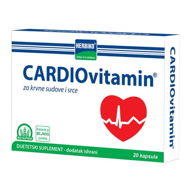 CARDIOVITAMIN kapsule, 20kom CARDIOVITAMIN kapsule, 20kom