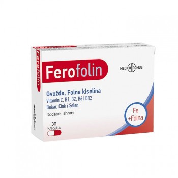 FEROFOLIN kapsule, 30kom FEROFOLIN kapsule, 30kom