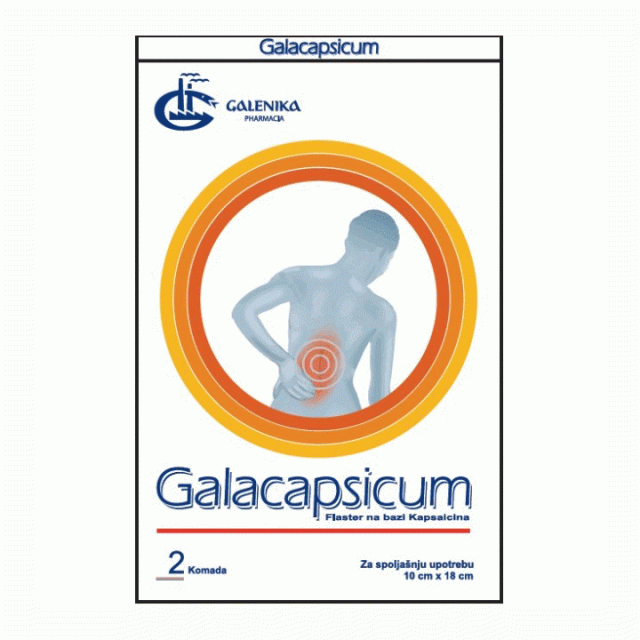 GALACAPSICUM flaster na bazi kapsaicina, 2kom