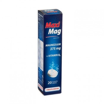 MAXI MAG 375mg šumeće tablete, 20kom MAXI MAG 375mg šumeće tablete, 20kom