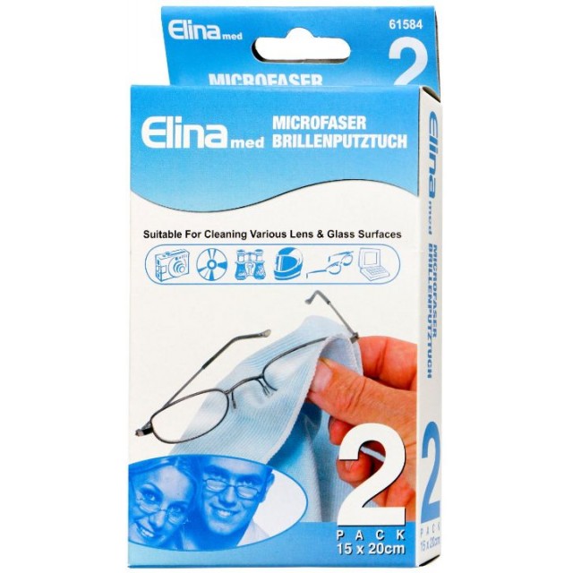 ELINA mikrofiber maramice za naočare, 2 kom