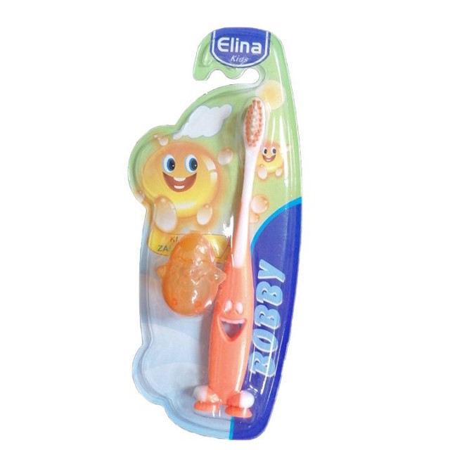 ELINA KIDS BOBBY četkica za zube sa igračkom ELINA KIDS BOBBY četkica za zube sa igračkom