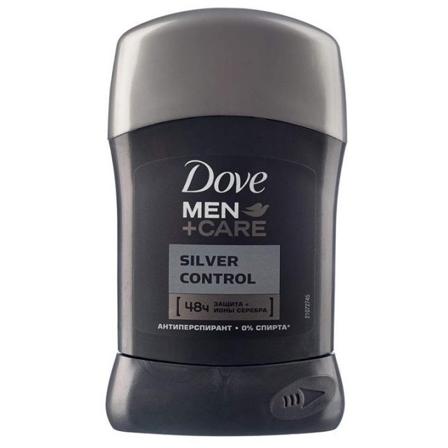 DOVE MEN SILVER CONTROL dezodorans stik, 50ml
