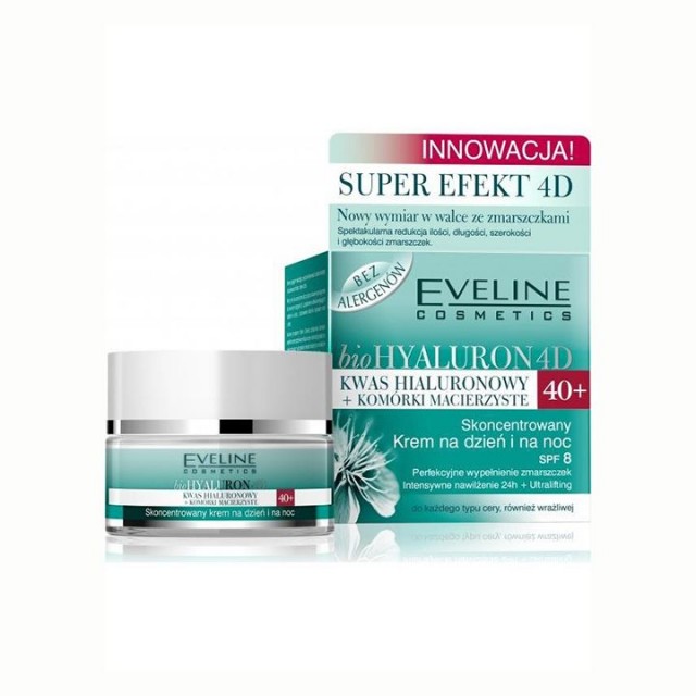 EVELINE BIO HYALURON 4D 40+ krema, 50ml EVELINE BIO HYALURON 4D 40+ krema, 50ml