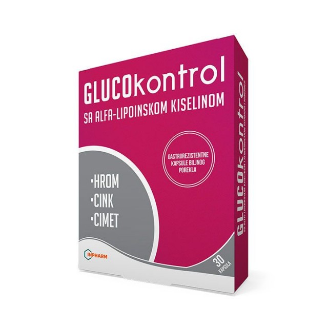 GLUCOKONTROL kapsule, 30kom GLUCOKONTROL kapsule, 30kom