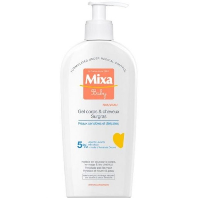 MIXA BABY gel za kupanje za kosu i telo, 250ml MIXA BABY gel za kupanje za kosu i telo, 250ml