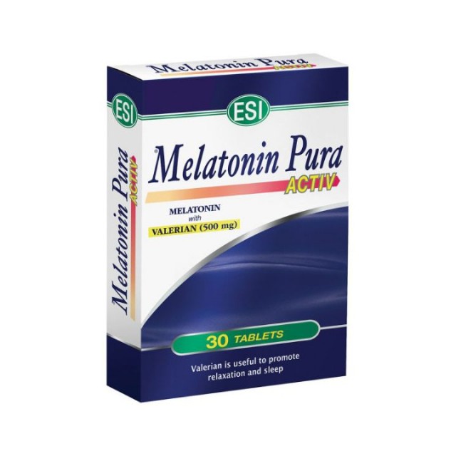 BGB ESI MELATONIN PURA AKTIV tablete, 30kom BGB ESI MELATONIN PURA AKTIV tablete, 30kom