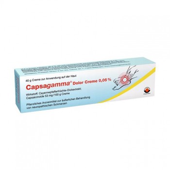 CAPSAGAMMA DOLOR 0,05% krema, 40g CAPSAGAMMA DOLOR 0,05% krema, 40g