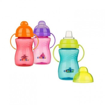 AKUKU NO SPILL čaša sa silikonskim piskom, 280ml AKUKU NO SPILL čaša sa silikonskim piskom, 280ml