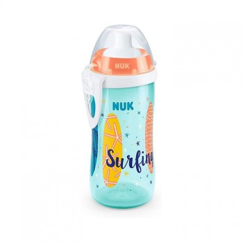 NUK FLEXI CUP BEACH flašica sa slamčicom, 300ml NUK FLEXI CUP BEACH flašica sa slamčicom, 300ml