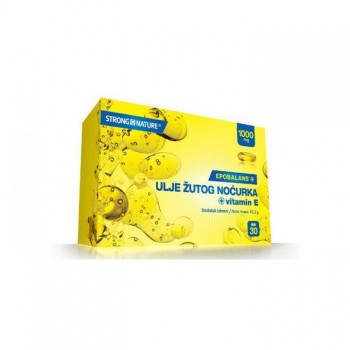 STRONG NATURE EPOBALANS ulje žutog noćurka + vitamin E kapsule, 30kom STRONG NATURE EPOBALANS ulje žutog noćurka + vitamin E kapsule, 30kom