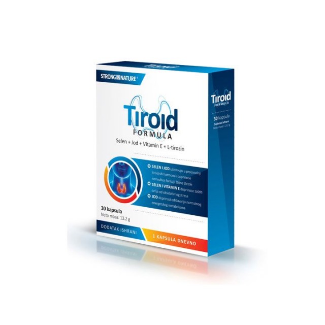 STRONG NATURE TIROID FORMULA kapsule, 30kom STRONG NATURE TIROID FORMULA kapsule, 30kom