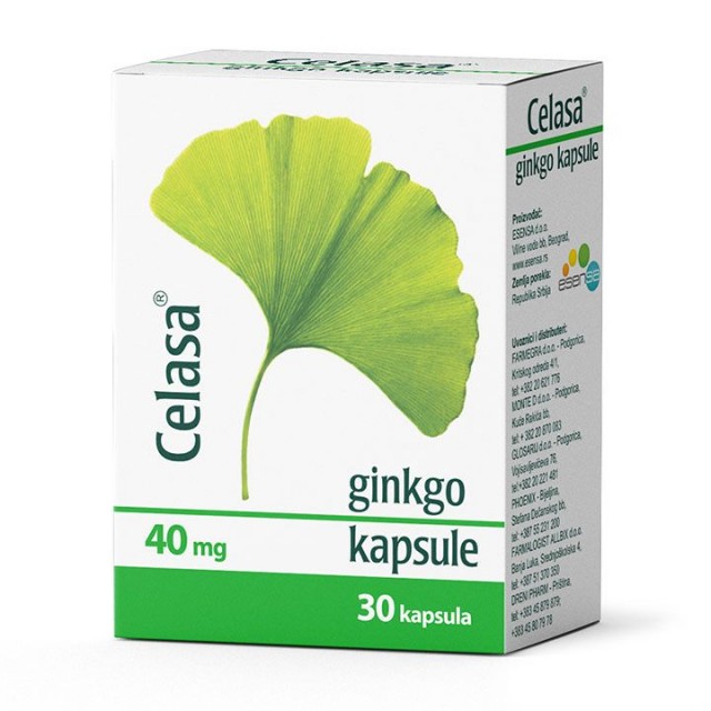 CELASA GINKGO 40mg kapsule, 30kom CELASA GINKGO 40mg kapsule, 30kom