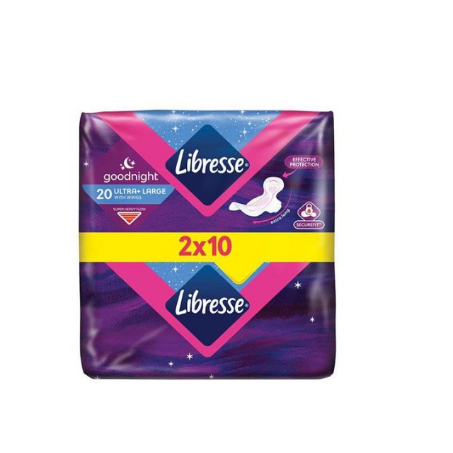 LIBRESSE GOODNIGHT ULTRA higijenski ulošci, 20kom LIBRESSE GOODNIGHT ULTRA higijenski ulošci, 20kom