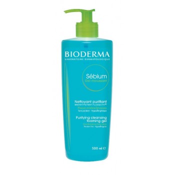 BIODERMA SEBIUM gel za čišćenje za mešovitu i masnu kožu, 500ml BIODERMA SEBIUM gel za čišćenje za mešovitu i masnu kožu, 500ml