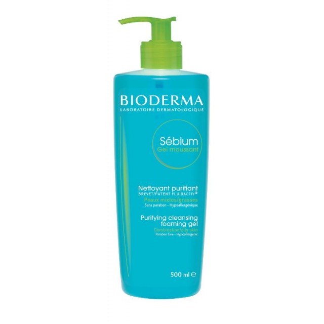BIODERMA SEBIUM gel za čišćenje za mešovitu i masnu kožu, 500ml