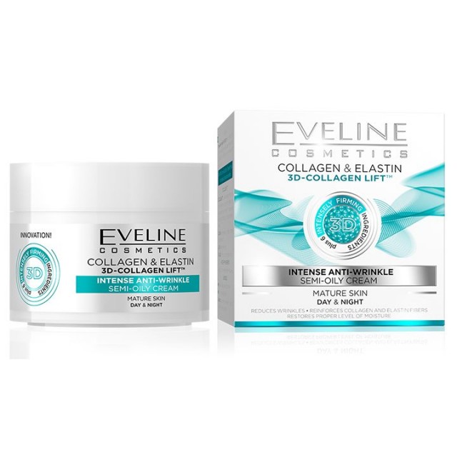 EVELINE COLLAGEN & ELASTIN krema, 50ml EVELINE COLLAGEN & ELASTIN krema, 50ml