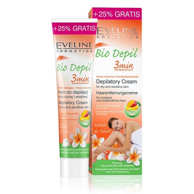 EVELINE BIO DEPIL 3MIN MANGO krema za depilaciju, 125ml - 302400 ...