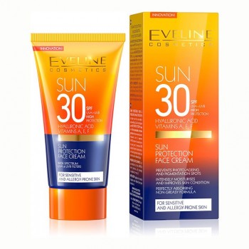 EVELINE SUN SPF30 krema za lice, 50ml EVELINE SUN SPF30 krema za lice, 50ml