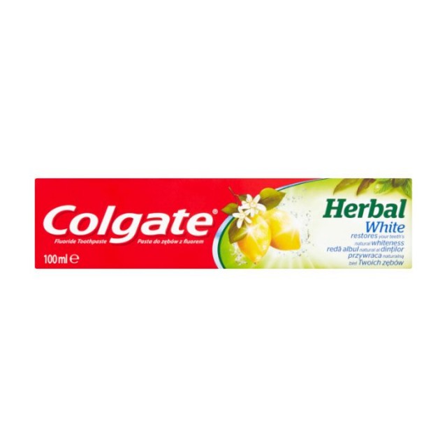 COLGATE HERBAL WHITE LEMON OIL pasta, 125ml COLGATE HERBAL WHITE LEMON OIL pasta, 125ml