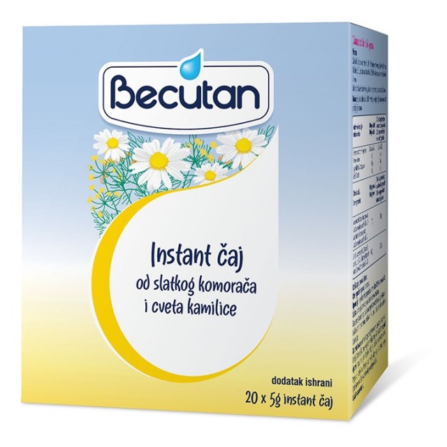 BECUTAN INSTANT čaj komorač i kamilica, 20kom BECUTAN INSTANT čaj komorač i kamilica, 20kom