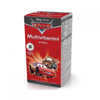 DISNEY CARS MULTIVITAMINI gumene bombone, 60kom DISNEY CARS MULTIVITAMINI gumene bombone, 60kom