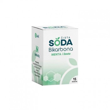 SODA BIKARBONA MENTA I LIMETA kesice, 15kom SODA BIKARBONA MENTA I LIMETA kesice, 15kom