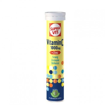 SUPRAVIT VITAMIN C + CINK šumeće tablete, 20kom SUPRAVIT VITAMIN C + CINK šumeće tablete, 20kom