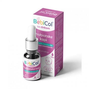 BEBICOL SA CINKOM probiotske kapi, 10ml BEBICOL SA CINKOM probiotske kapi, 10ml