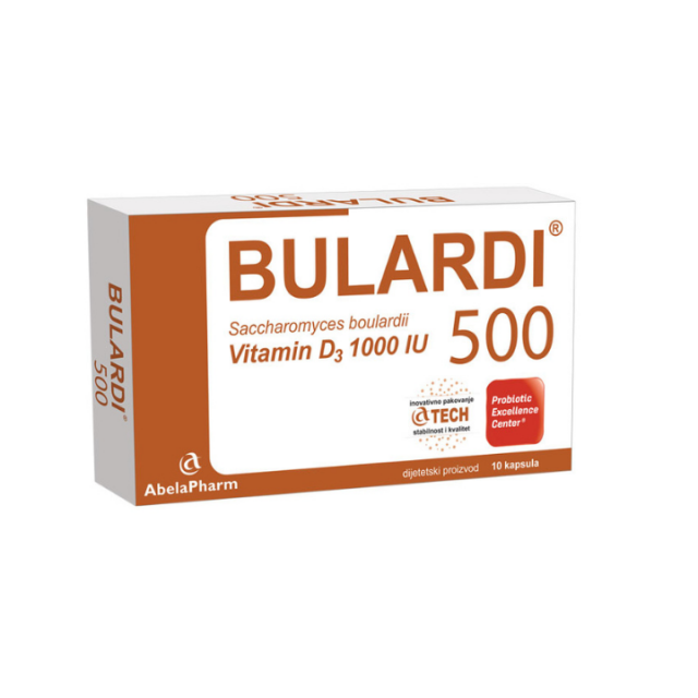 BULARDI 500mg + vitamin D3 1000IU kapsule, 10kom