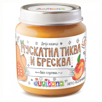 JUVITANA MUSKATNA TIVKA I BRESKVA kašica, 128g JUVITANA MUSKATNA TIVKA I BRESKVA kašica, 128g