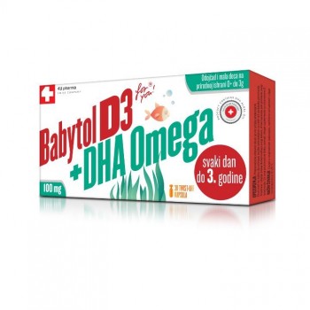 BABYTOL D3 + OMEGA kapsule, 30kom