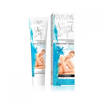 EVELINE ACTIV EPIL SEA MINERAL krema za depilaciju, 125ml  EVELINE ACTIV EPIL SEA MINERAL krema za depilaciju, 125ml