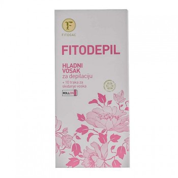 FITODEPIL HLADNI VOSAK roll on + 10 traka za depilaciju FITODEPIL HLADNI VOSAK roll on + 10 traka za depilaciju