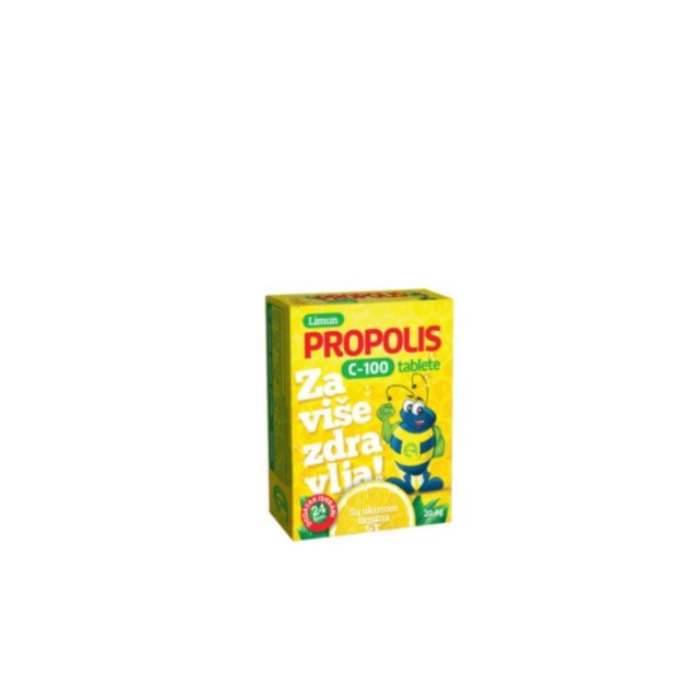 PROPOLIS C tablete sa ukusom limuna, 24kom PROPOLIS C tablete sa ukusom limuna, 24kom