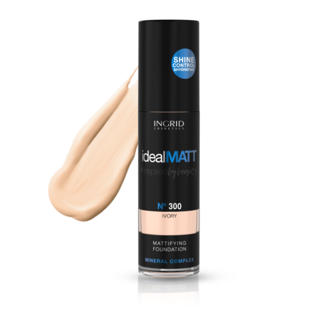 INGRID IDEAL MATT tečni puder, 30ml