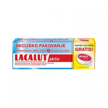 LACALUT AKTIV pasta, 75ml + konac za zube