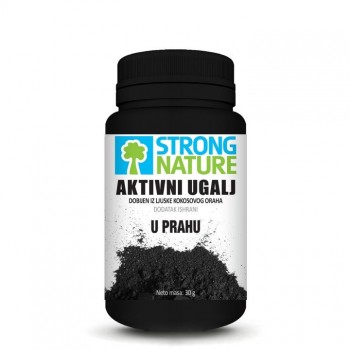 STRONG NATURE AKTIVNI UGALJ u prahu, 30g STRONG NATURE AKTIVNI UGALJ u prahu, 30g
