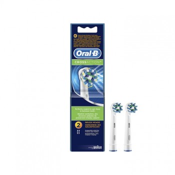 ORAL B POWER REFILL CROSS ACTION 2S zamenske glave, 2kom ORAL B POWER REFILL CROSS ACTION 2S zamenske glave, 2kom