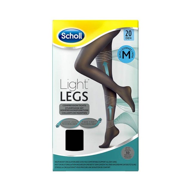 SCHOLL LIGHT LEGS 20DEN crne čarape, veličina M SCHOLL LIGHT LEGS 20DEN crne čarape, veličina M