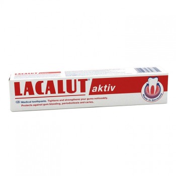 LACALUT AKTIV pasta za zube, 75ml + rastvor za negu usne duplje, 50ml