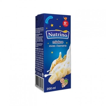NUTRINO MLEKCE OVAS I BANANA mleko, 200ml