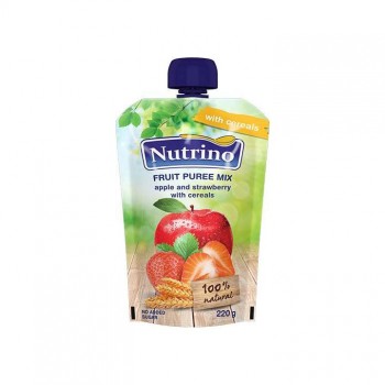 NUTRINO JABUKA I JAGODA sa žitaricama voćni pire, 220g