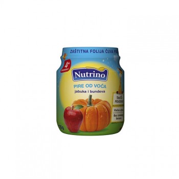NUTRINO JABUKA I BUNDEVA voćni pire, 125g