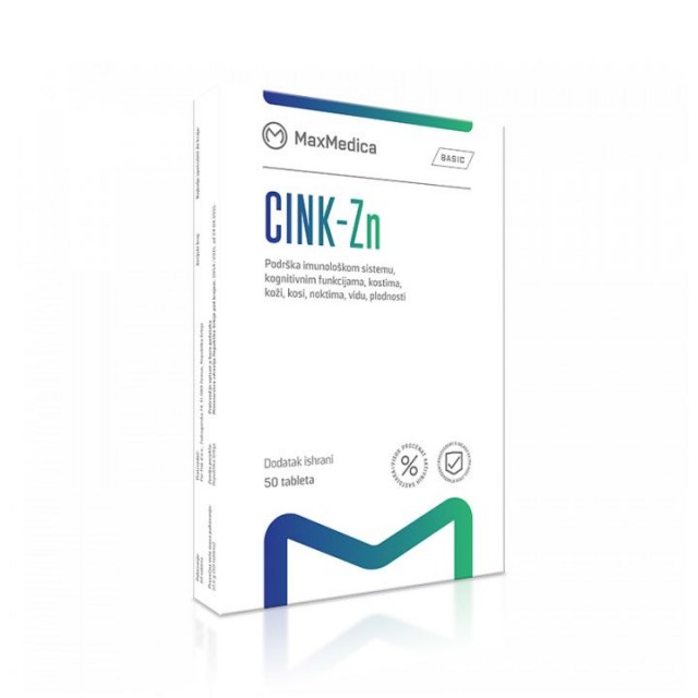 MAXMEDICA CINK-ZN tablete, 50kom MAXMEDICA CINK-ZN tablete, 50kom