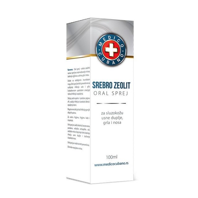SREBRO ZEOLIT oralni sprej, 100ml SREBRO ZEOLIT oralni sprej, 100ml